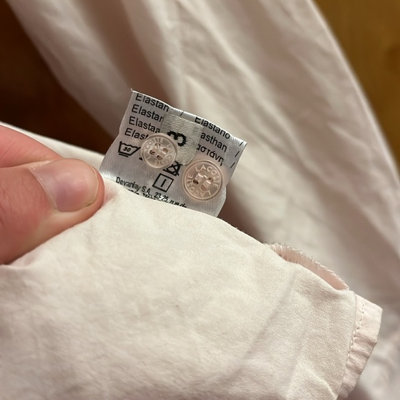 Lacoste - Woman’s Light Pink Dress Shirt - Stretch - Size 40/medium - Picture 4 of 7